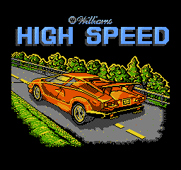 High Speed (USA) Title Screen